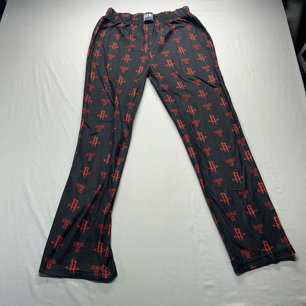 Houston Rockets Dwight Howard #12 NBA Size Medium Lounge Pajama Sleep Pants